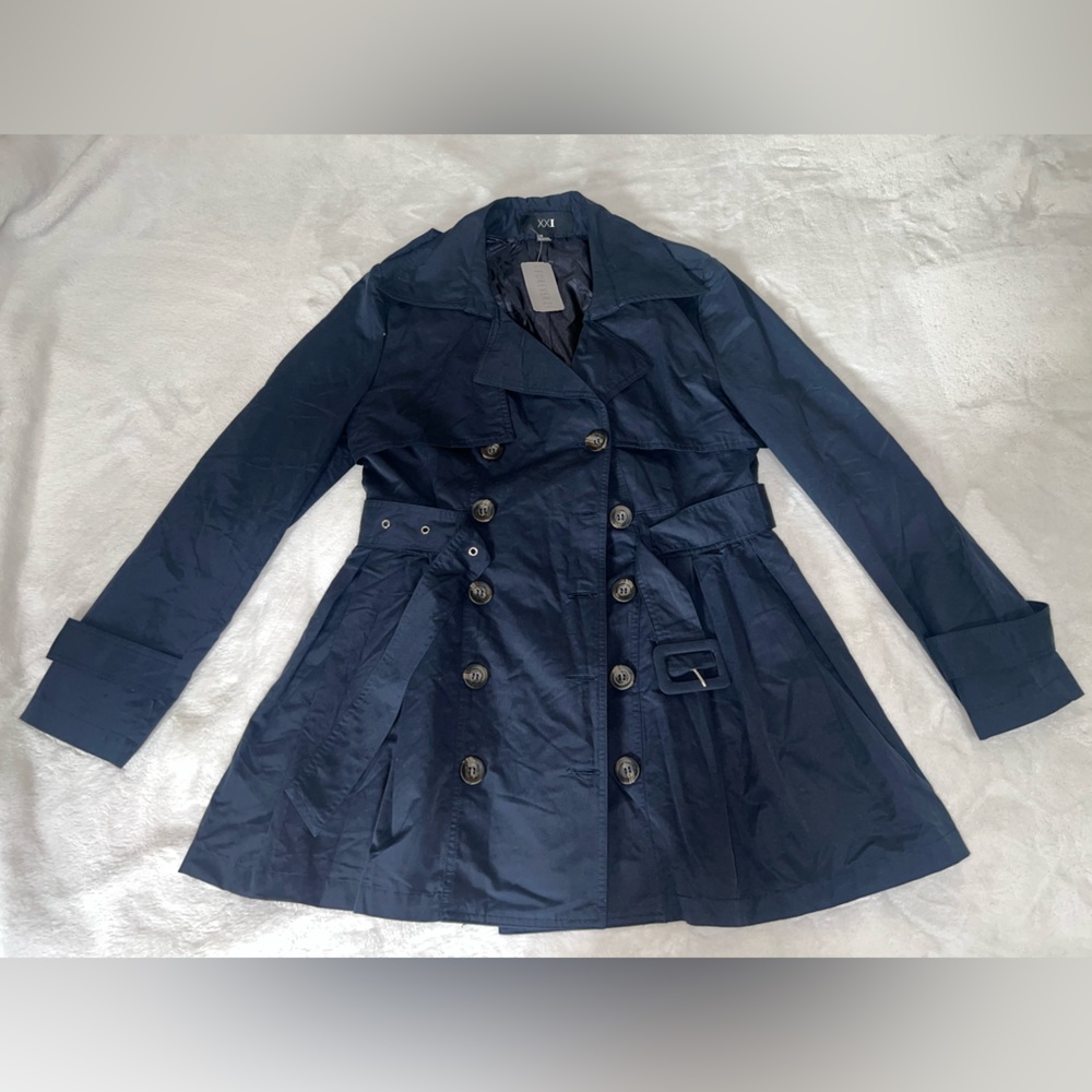 Brand new blue navy coat in a size L.